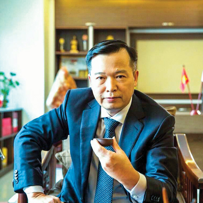 “Cá mập” Nguyễn Thanh Việt cho biết thưởng trà có thể giúp con người bình tâm trở lại 