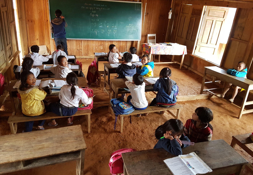 Một điểm trường ở huyện miền núi Quảng Nam