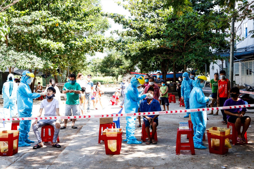 Đà Nẵng tập trung chống dịch Ảnh: Nguyễn Thành 
