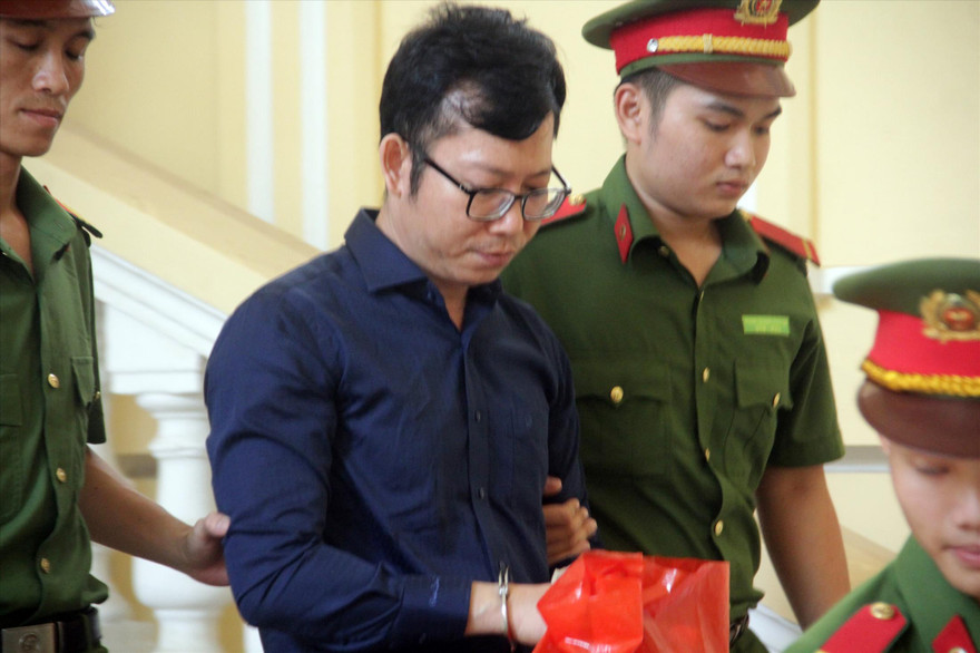 Nguyên Tổng giám đốc Công ty CP ô tô Âu Châu Nguyễn Đăng Thảo tại tòa Ảnh: Tân Châu