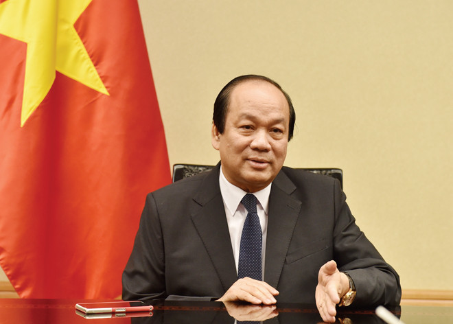 Bộ trưởng, Chủ nhiệm Văn phòng Chính phủ Mai Tiến Dũng. Ảnh: Như Ý