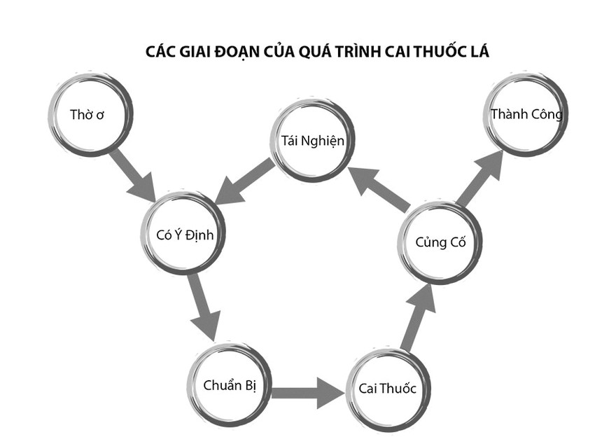 Quá trình thay đổi từ nhận thức đến hành vi trong cai nghiện thuốc lá
