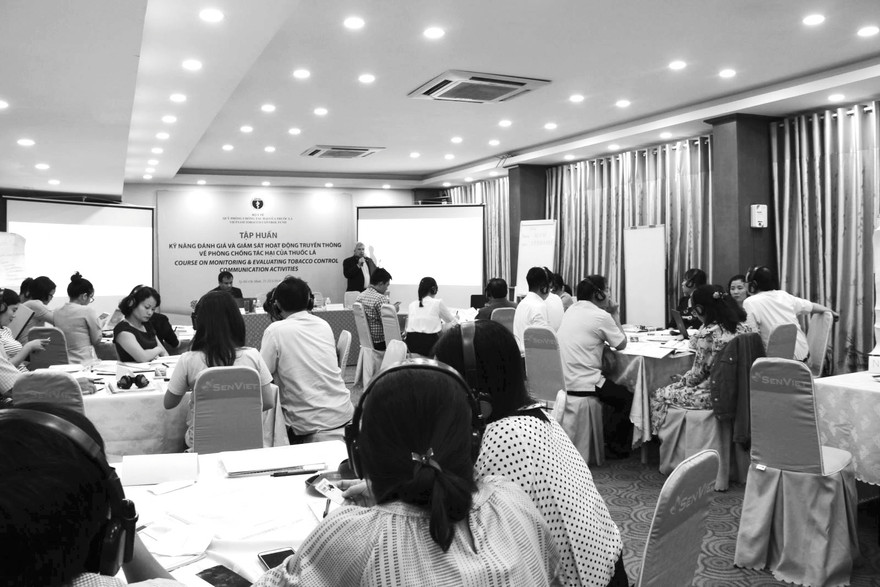 Toàn cảnh khóa tập huấn nâng cao kỹ năng giám sát đánh giá các hoạt động truyền thông 