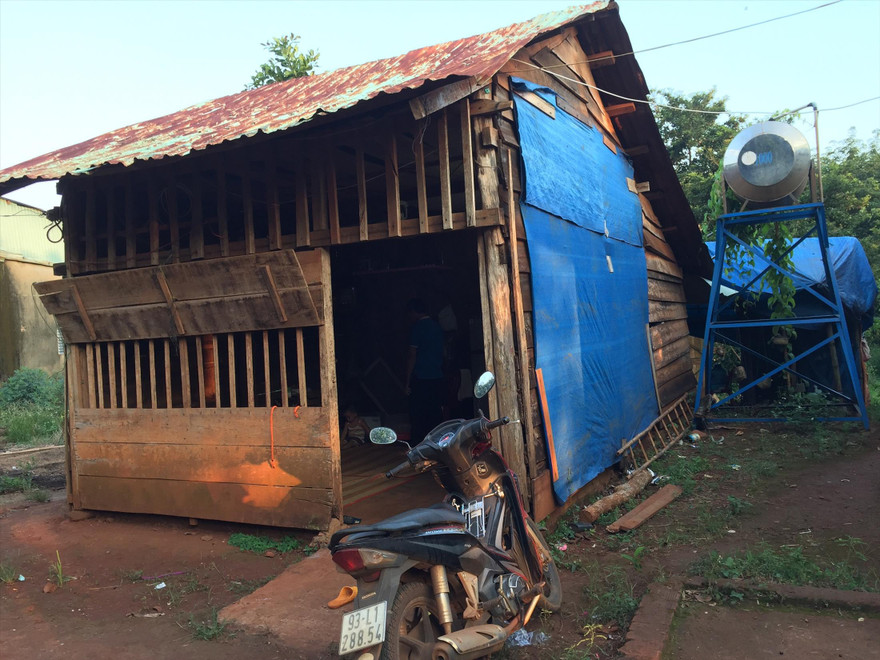 Căn nhà của vợ chồng sản phụ Vy Thị Yến