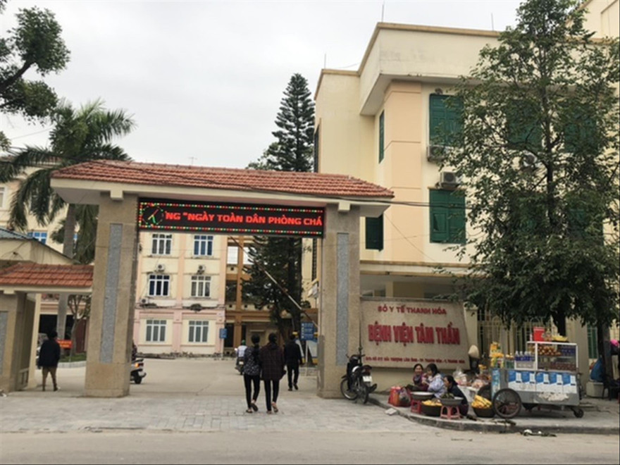 Bệnh viện Tâm thần, nơi xảy ra vụ việc