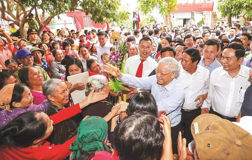 Tổng Bí thư, Chủ tịch nước Nguyễn Phú Trọng dự ngày hội Đoàn kết toàn dân tộc