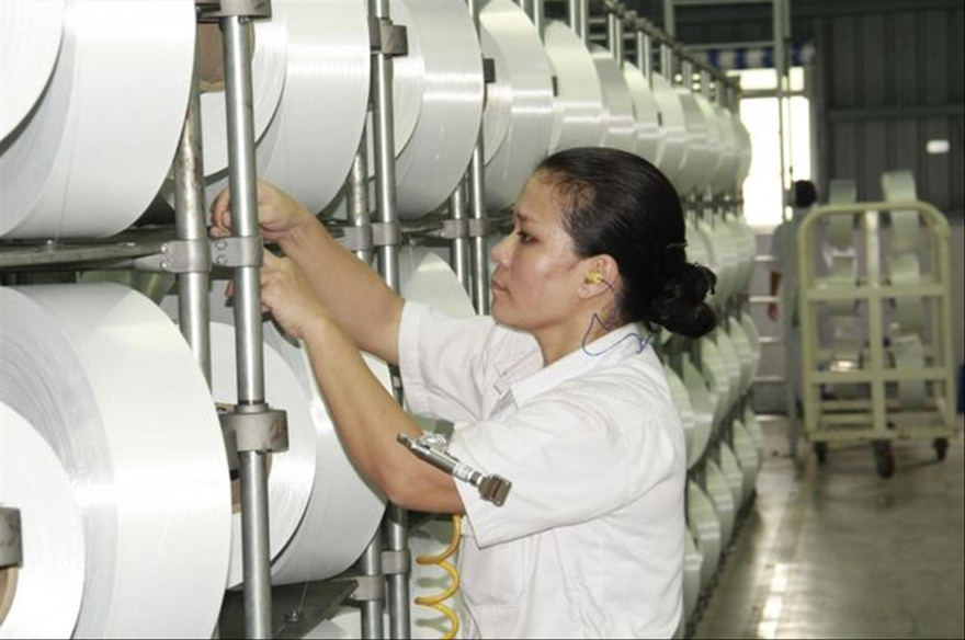 Nhà máy sản xuất sơ xợi polyester Đình Vũ bước đầu hồi sinh với một số kết quả khả quan