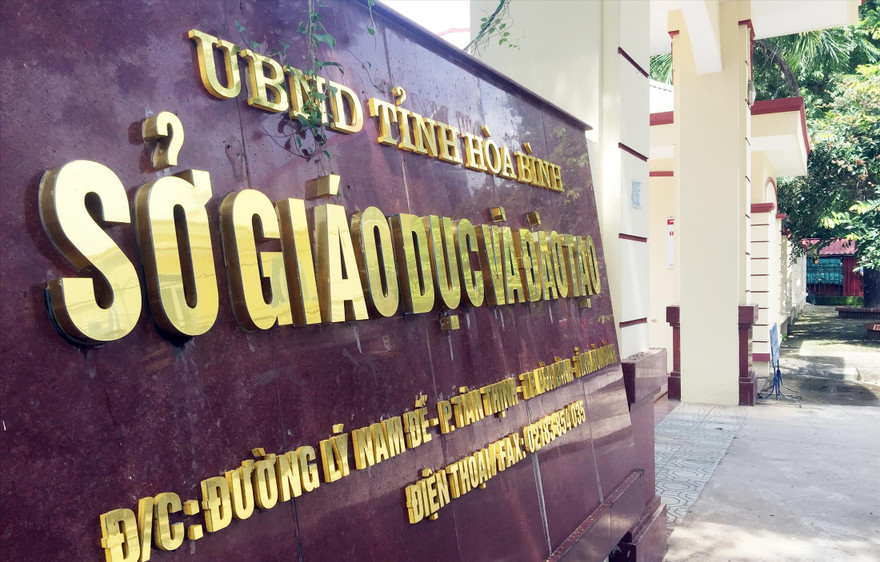 Trụ sở Sở GD&ĐT tỉnh Hòa Bình. Ảnh: Nguyễn Hoàn