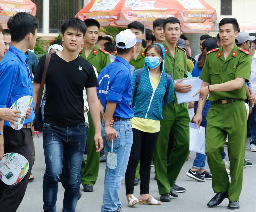 Chỉ tiêu tuyển sinh năm nay cao hơn năm 2018, cơ hội vào trường khối công an thí sinh phải cạnh tranh khốc liệt. Ảnh: Như Ý