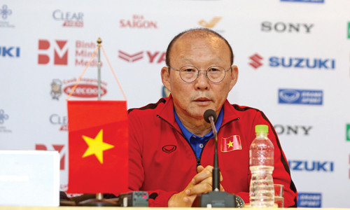 HLV Park Hang Seo tự tin trước cuộc đối đầu với đội tuyển Nhật Bản 