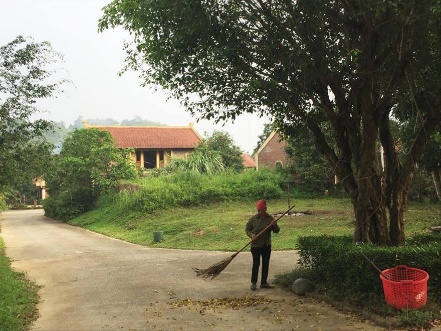 Quang cảnh dự án Điền Viên Thôn tại xã Yên Bài.Ảnh: Võ Hóa