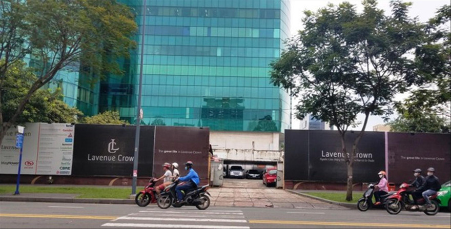 Khu đất vàng số 8-12 Lê Duẩn. Ảnh: Ngô Bình 