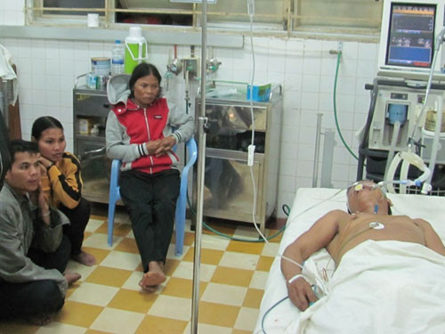 Ông Giâng (ảnh) trước khi tử vong. Ảnh: Thanh Niên. 