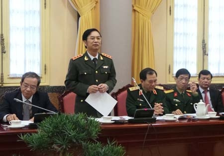 Thứ trưởng Đặng Văn Hiếu: "Sẽ giữ nguyên quân hàm với các Giám đốc Công an tỉnh đã được phong tướng". Ảnh: toancanhbaochi.vn