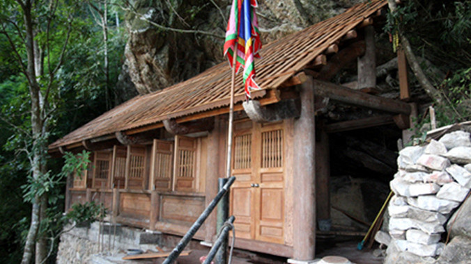 Chùa Một Mái sau khi trùng tu. Ảnh: TL.