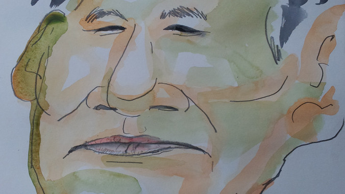 Tranh: Nguyễn Xuân Hoàng.