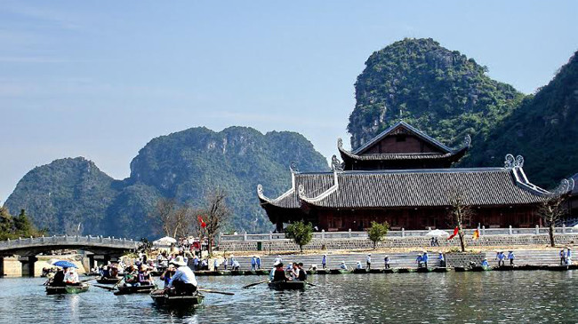 Sông nước Tràng An. Ảnh: Như Ý.