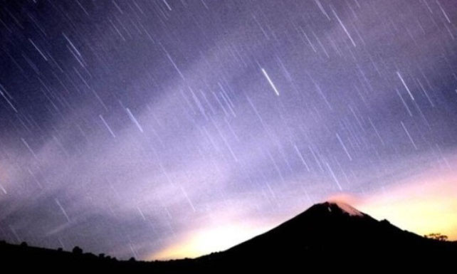 Mưa sao băng vào năm ngoái.