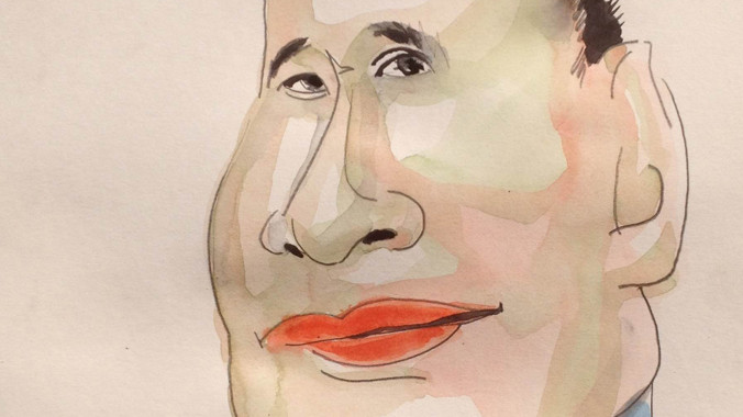 Tranh: Nguyễn Xuân Hoàng.