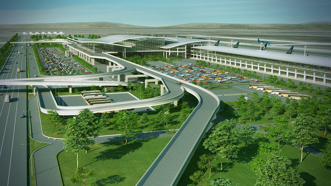 Phối cảnh cảng hàng không quốc tế Long Thành.