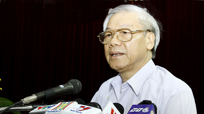 Tổng Bí thư Nguyễn Phú Trọng. Ảnh: Như Ý.