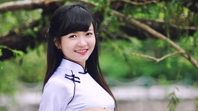 Nữ sinh Đại học Bạc Liêu.