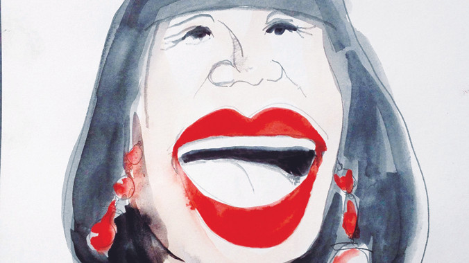 Tranh: Nguyễn Xuân Hoàng.