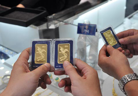 Giá vàng trong nước giảm nhẹ