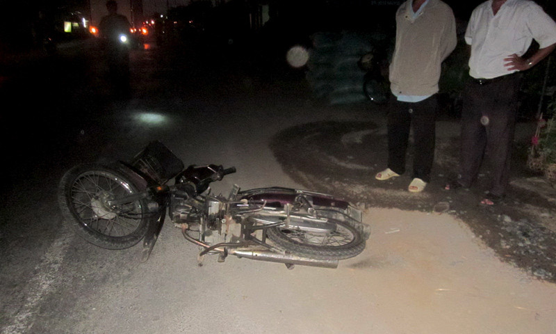 Hiện trường vụ tai nạn 