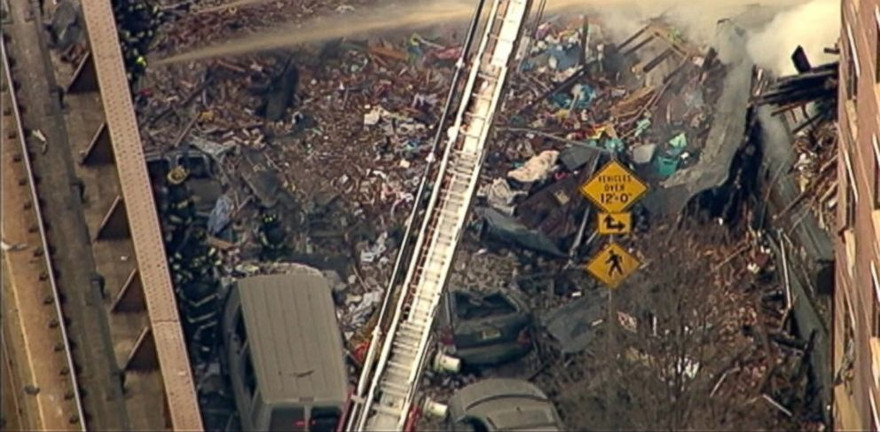 ẢNH: Hiện trường vụ nổ sập hai tòa nhà tại New York