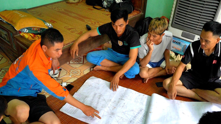 Cận cảnh cuộc sống thuê trọ của công nhân thi công đường điện 500kV mạch 3