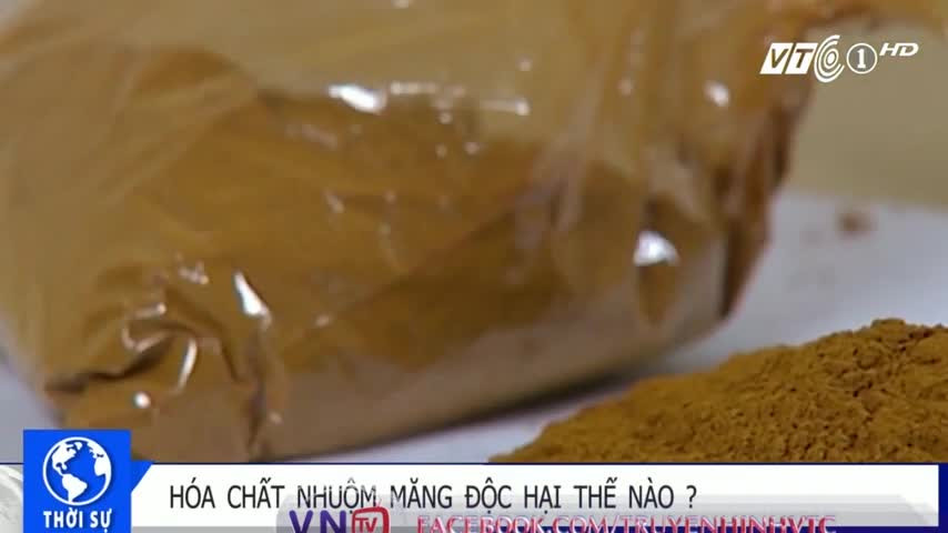 Hóa chất nhuộm măng, cải chua độc hại thế nào