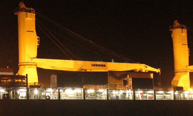 Tàu Rolldock Star chở tàu ngầm Hải Phòng.