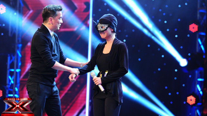 Hình ảnh trong một gameshow truyền hình thực tế.