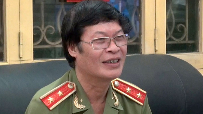 Trung tướng Hữu Ước. Ảnh: Hồng Vĩnh.