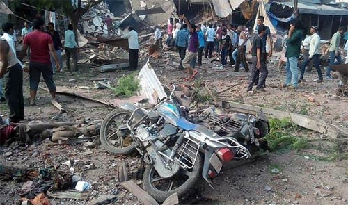 Hiện trường vụ nổ