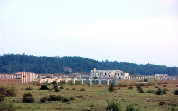 Một góc công trường của dự án thép Guang Lian. (Ảnh: Báo Hải quan)