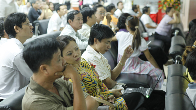 Nhà đầu tư trên sàn cũng theo trào lưu TPP. Ảnh: Như Ý.