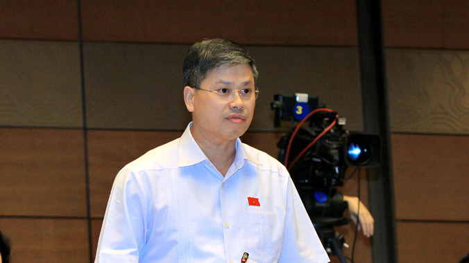 Đại biểu Nguyễn Sỹ Cương. Ảnh: Như Ý.