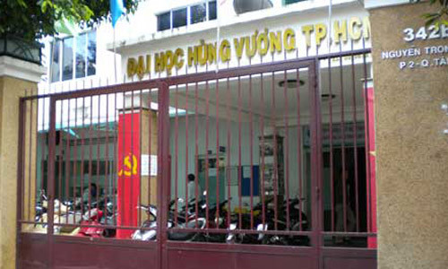 ĐH Hùng Vương TPHCM. Ảnh: Dân Trí