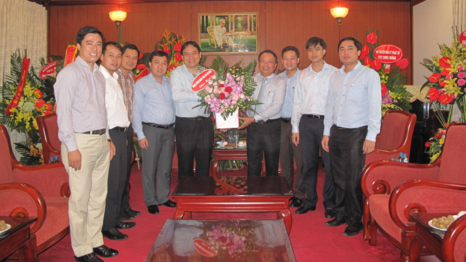 Đồng chí Nguyễn Đắc Vinh thay mặt Ban Bí thư T.Ư Đoàn chúc mừng 85 năm Ngày truyền thống ngành Tuyên giáo.