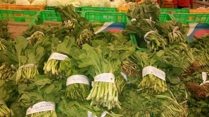 Rau Ba Chữ lúc còn trên kệ siêu thị BigC.