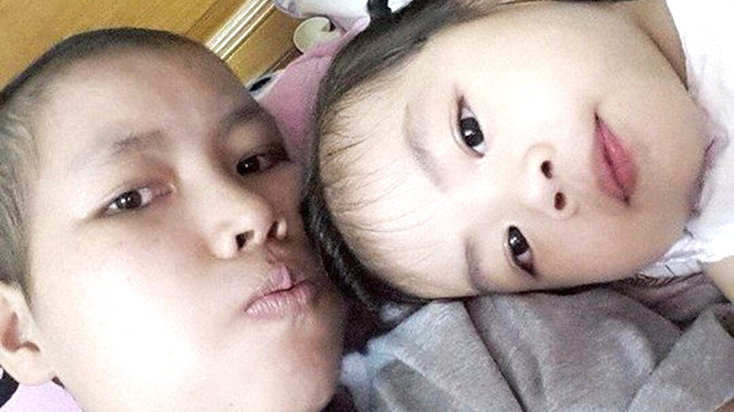 Chị Nguyễn Thị Thu Huyền và con gái Diệp Bảo Vy. Ảnh: nhân vật cung cấp.