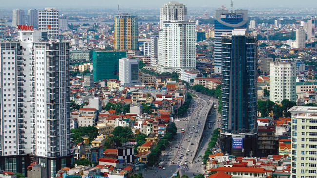 Những khu đô thị hiện đại góp phần nâng chất lượng sống của người dân. Ảnh: Như Ý.