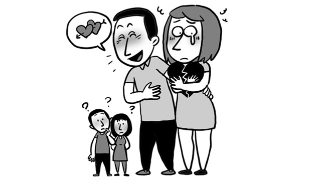 Thấy em hụt hẫng, chàng nói...yêu luôn