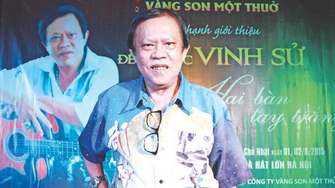 Nhạc sĩ Vinh Sử: “Tôi bây giờ chấp nhận cuộc đời, không buồn không vui…”. Ảnh: N.M.Hà.