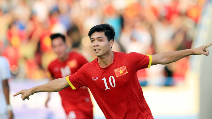 Công Phượng chắc suất dự SEA Games khi tiếp tục nổ súng trong trận giao hữu với U23 Myanmar. Ảnh: VSI.