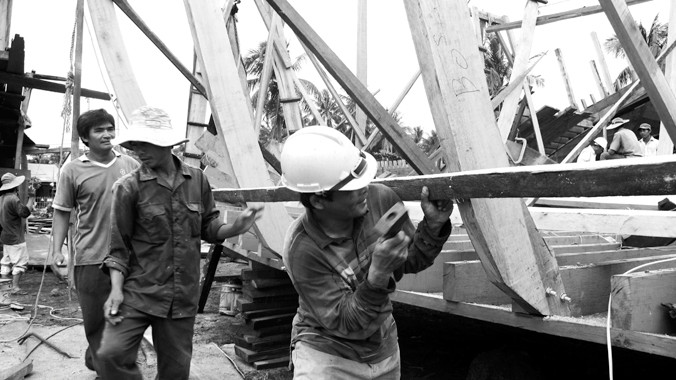 Vay vốn đóng tàu theo NĐ 67. Ảnh: NQ.