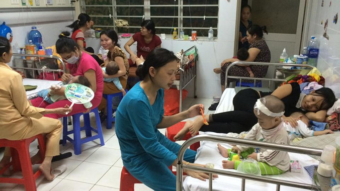 Bệnh nhi mắc sởi trong đợt dịch năm 2014 tại B.V Nhi T.Ư.
