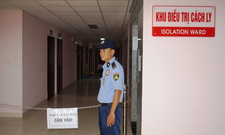 Bệnh nhân được cách ly ở bệnh viện TP Cần Thơ. Ảnh: Dân Trí